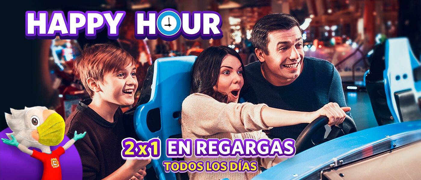 Diviértete todos los días con el Happy Hour 2×1